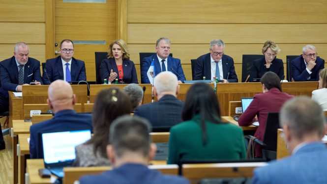 Ministru prezidente Evika Siliņa piedalās Latvijas Pašvaldību savienības Domes sēdē