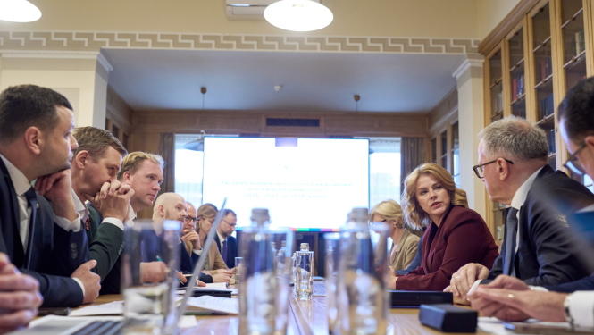 Ministru prezidente Evika Siliņa vada Sadarbības sanāksmi