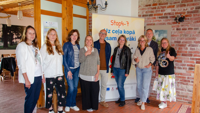 Programmas Stop 4-7 Vasaras skolas dalībnieki