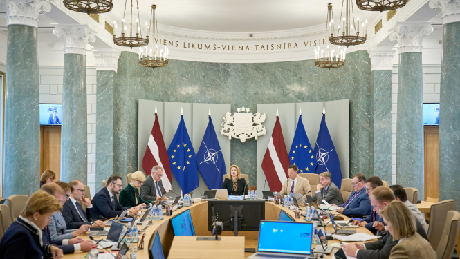 Notiek valdības sēde