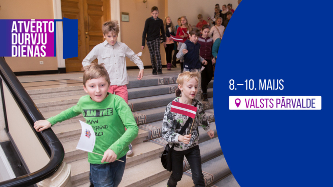 Skolēnu grupas aicinātas apmeklēt valsts pārvaldes Atvērto durvju dienas