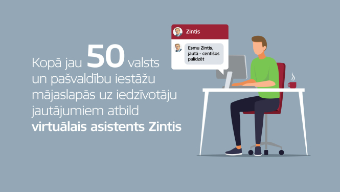 Čatbots ZIntis jau 50 mājaslapās