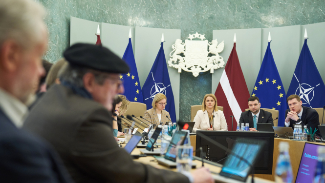 Ministru prezidente Evika Siliņa vada Demogrāfisko lietu padomes sēdi