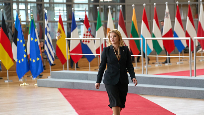 Ministru prezidente Evika Siliņa Eiropadomē