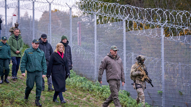 Evikas Siliņas vizīte pie austrumu robežas
