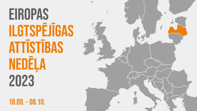 Latvijā aktīvi norisinās devītā Eiropas Ilgtspējīgas attīstības nedēļa