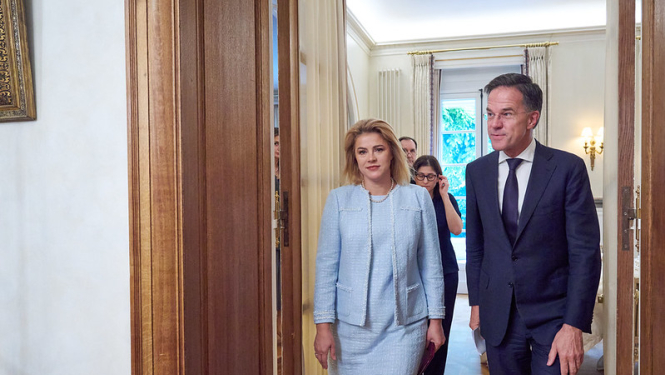 Latvijas Ministru prezidente tiekas ar NATO ģenerālsekretāru