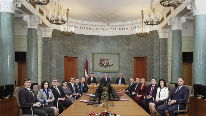 Darbu sāk Krišjāņa Kariņa valdība