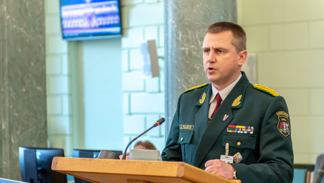 Valsts robežsardzes priekšnieka amatā ieceļ ģenerāli Gunti Pujātu