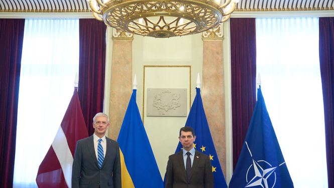 Ukrainas vēstnieka Latvijā atvadu vizīte