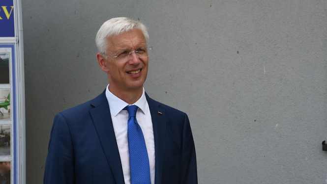 Attēlā: Krišjānis Kariņš. Foto: Valsts robežsardze