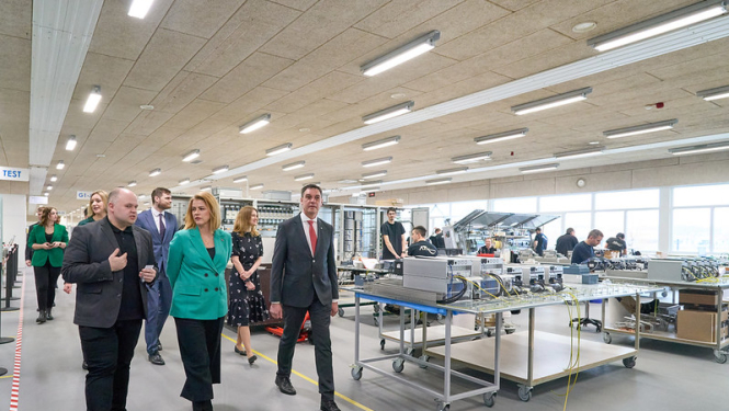 Ministru prezidente Evika Siliņa vizītē Liepājā