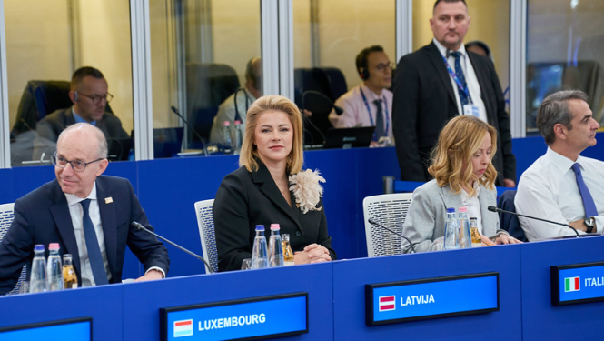 Ministru prezidente E.Siliņa neformālajā Eiropadomē