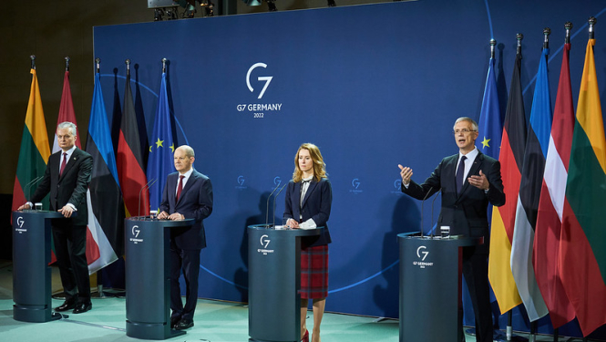 Ministru prezidents Krišjānis Kariņš tiekas  ar Vācijas kancleru Olafu Šolcu