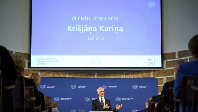 Foto: Ministru prezidents Krišjānis Kariņš