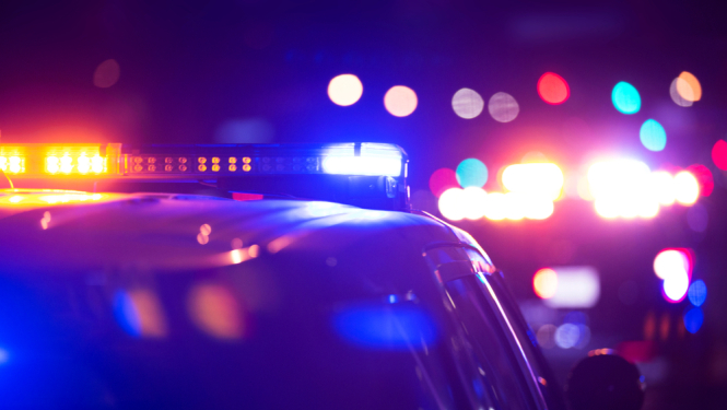 Policijas auto gaismas