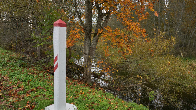 Latvijas robežzīme uz valsts Austrumu robežas