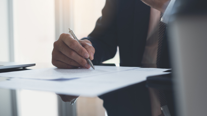 Dokumentu parakstīšana. 