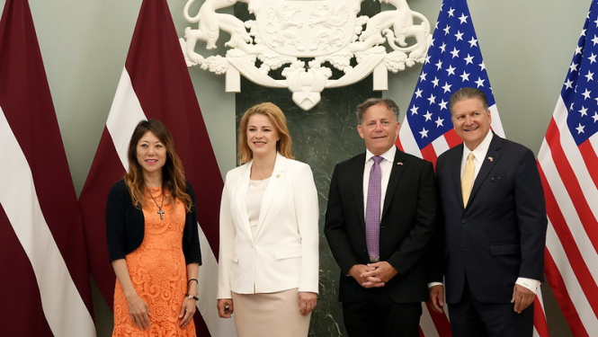 Tikšanās ar ASV Kalifornijas pavalsts delegāciju