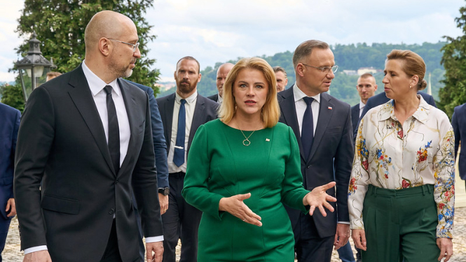 Tikšanāss ar Čehijas vadītās artilērijas munīcijas koalīcijas valstu līderiem, Čehijā, Prāgā 