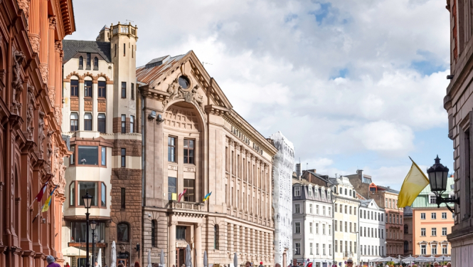 Vecrīgas skats - Doma laukums