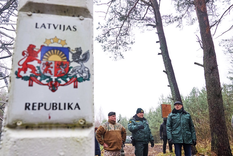 Ministru prezidents Krišjānis Kariņš apmeklē Latvijas- Baltkrievijas robežu