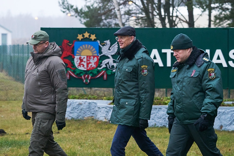 Ministru prezidents Krišjānis Kariņš apmeklē Latvijas- Baltkrievijas robežu