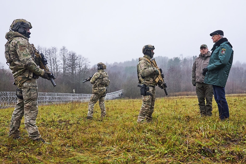 Ministru prezidents Krišjānis Kariņš apmeklē Latvijas- Baltkrievijas robežu