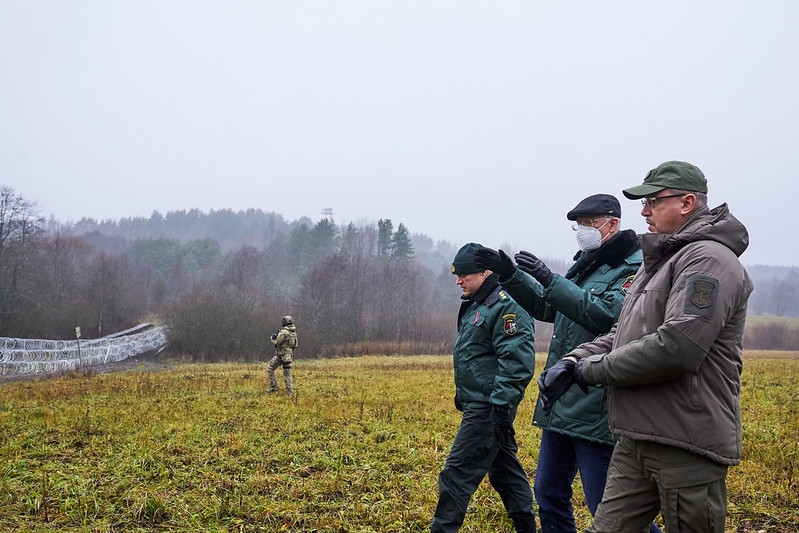 Ministru prezidents Krišjānis Kariņš apmeklē Latvijas- Baltkrievijas robežu