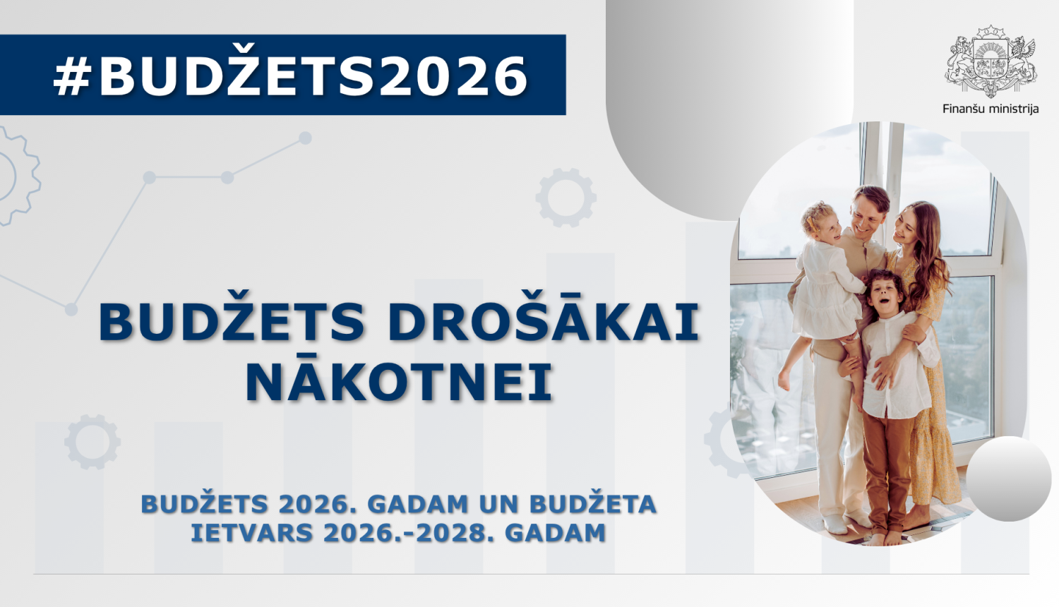 Budžets drošākai nākotnei, blakus attēls ar ģimeni