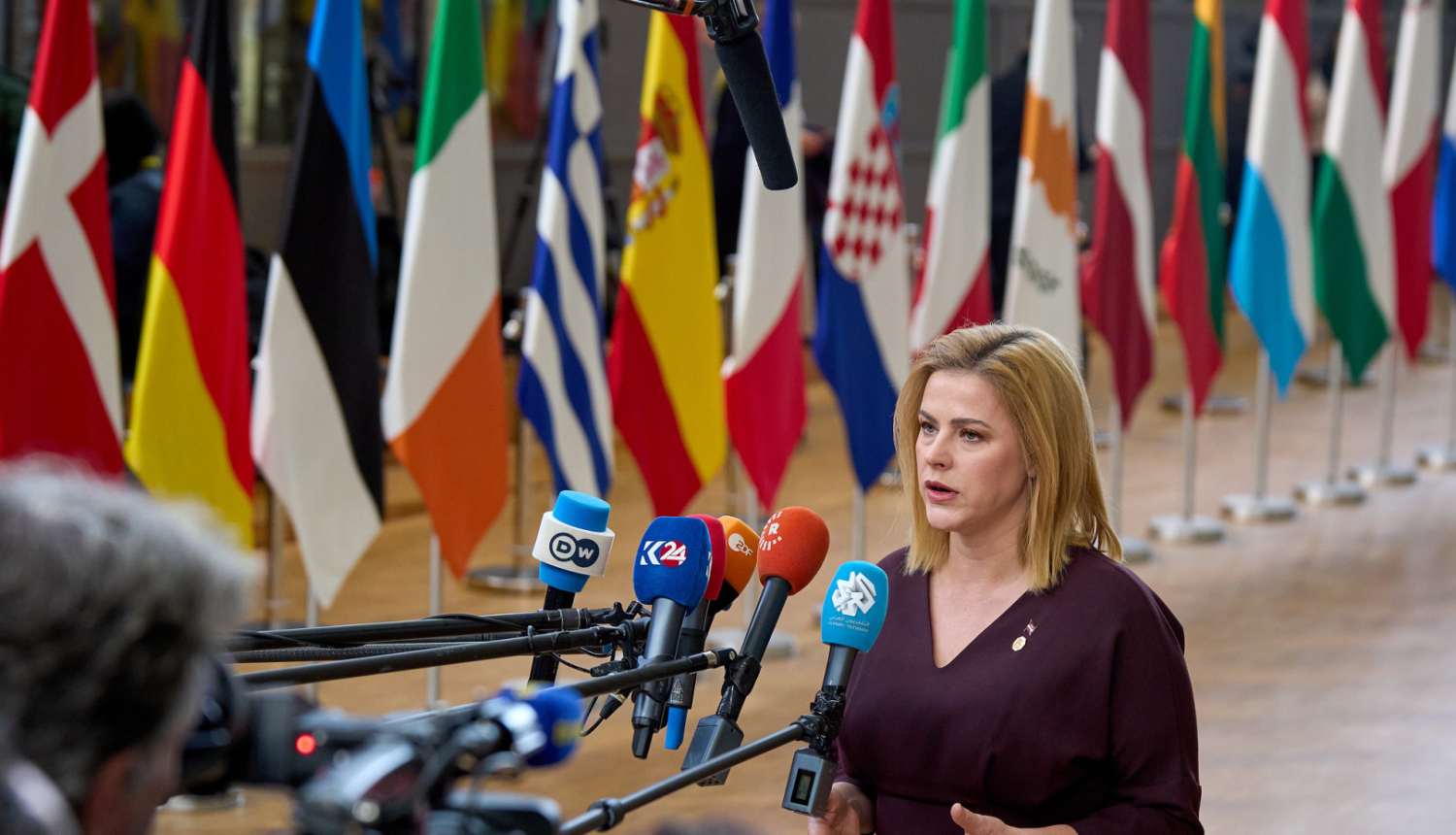 Ministru prezidente Evika Siliņa piedalās neformālajā Eiropadomes sanāksmē