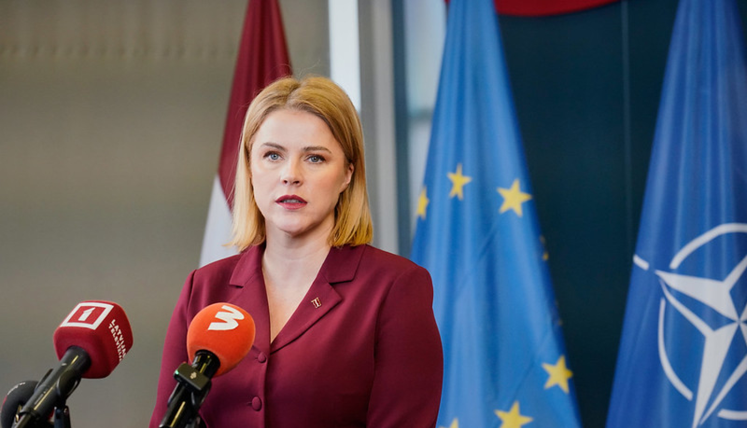  Ministru prezidentes Evikas Siliņas preses konference pēc līderu tikšanās atbalstam Ukrainai