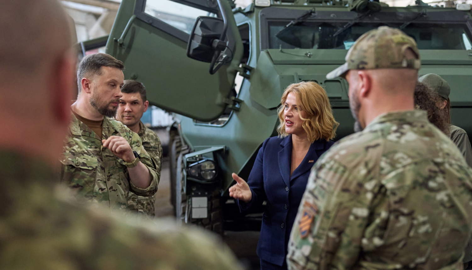 Ministru prezidente Evika Siliņa darba vizītē Ukrainā