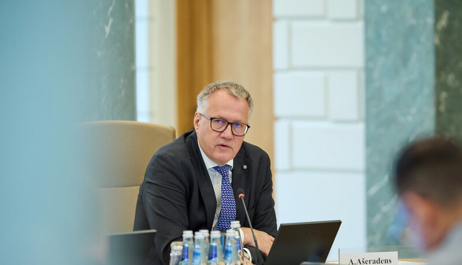 Arvils Ašeradens Finanšu ministrs