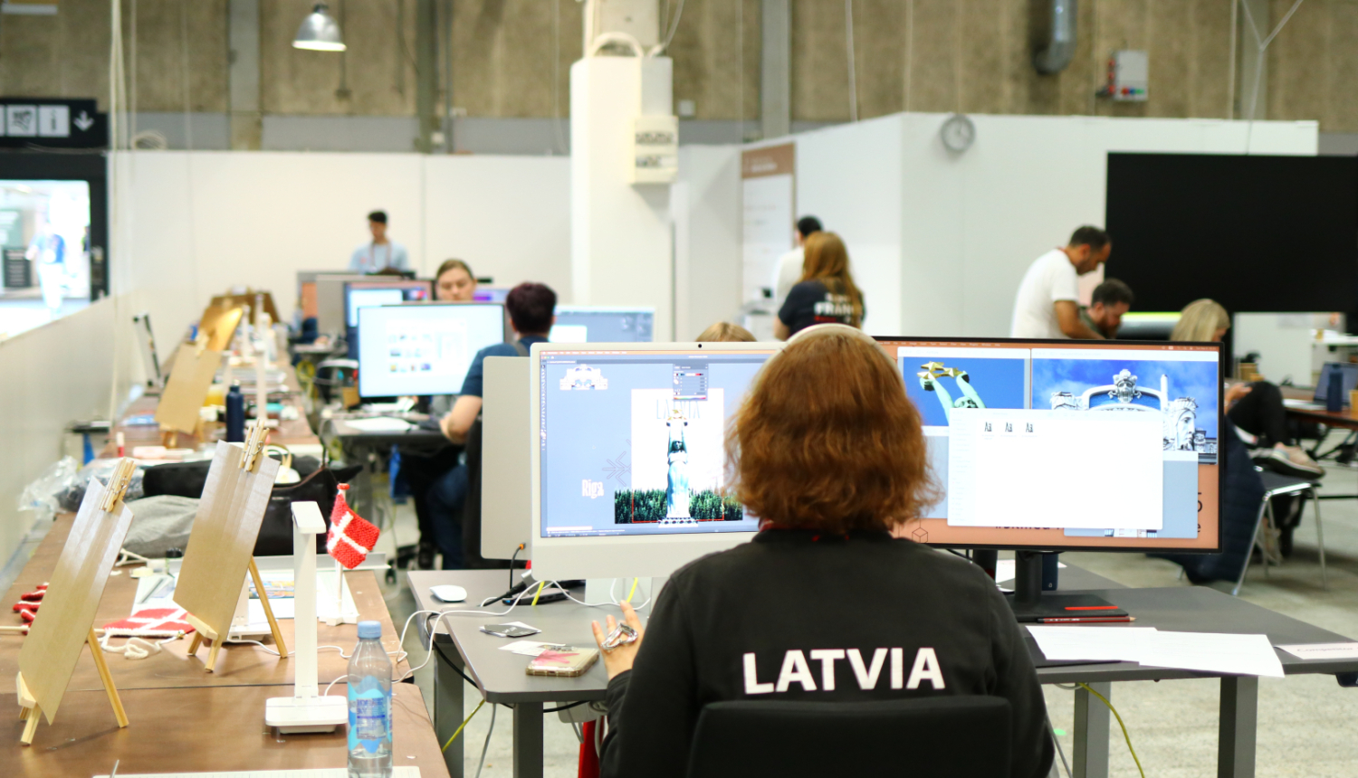 Latvijas komandas pārstāve konkursā "EuroSkills"