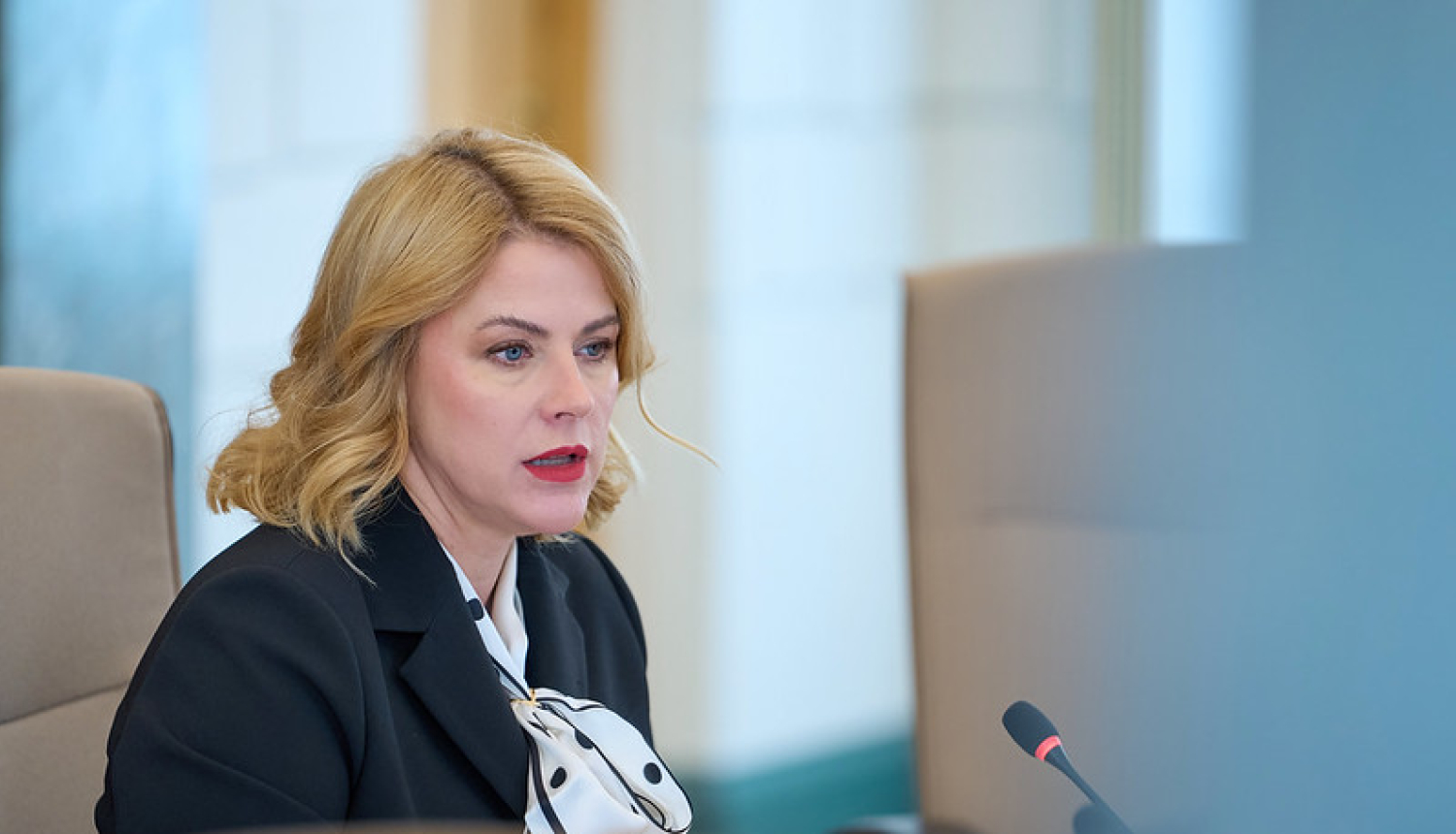 Ministru Prezidente Evika Siliņa vada Ministru kabineta sēdi