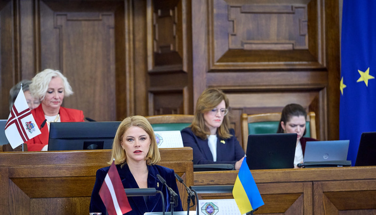 Ministru prezidentes Evikas Siliņas runa Saeimas ikgadējās ārpolitikas debatēs