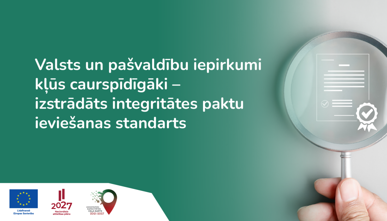 Integritātes paktu ieviešanas standarts jeb rokasgrāmata