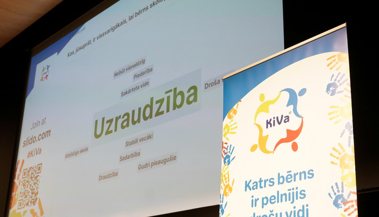 KiVa programmas baneris no konferences 2025 gadā