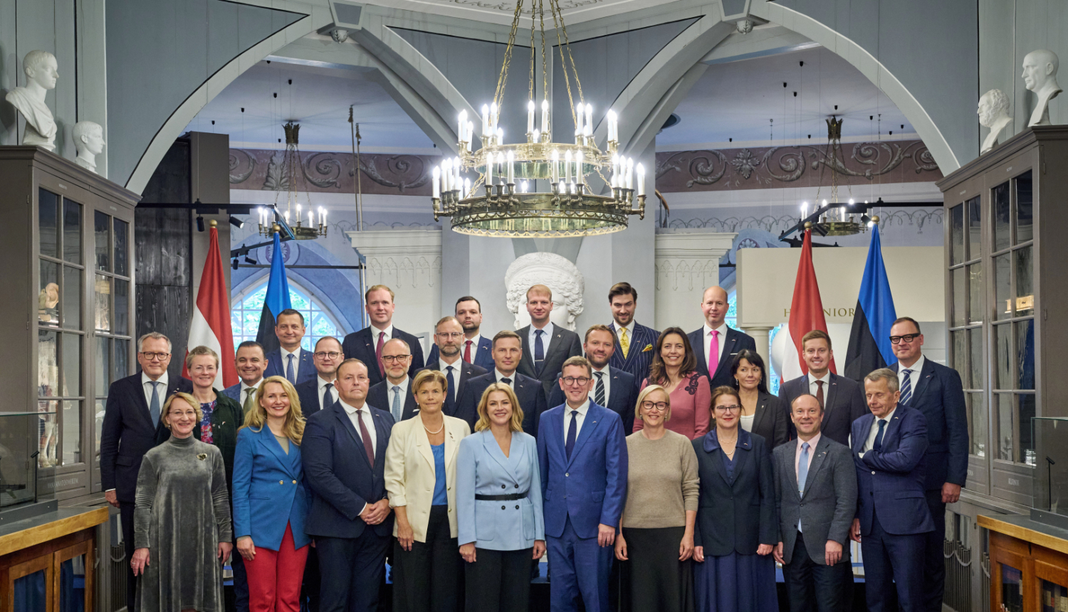 Latvijas un Igaunijas valdību ministri kopīgajā sēdē Tartu, Igaunijā