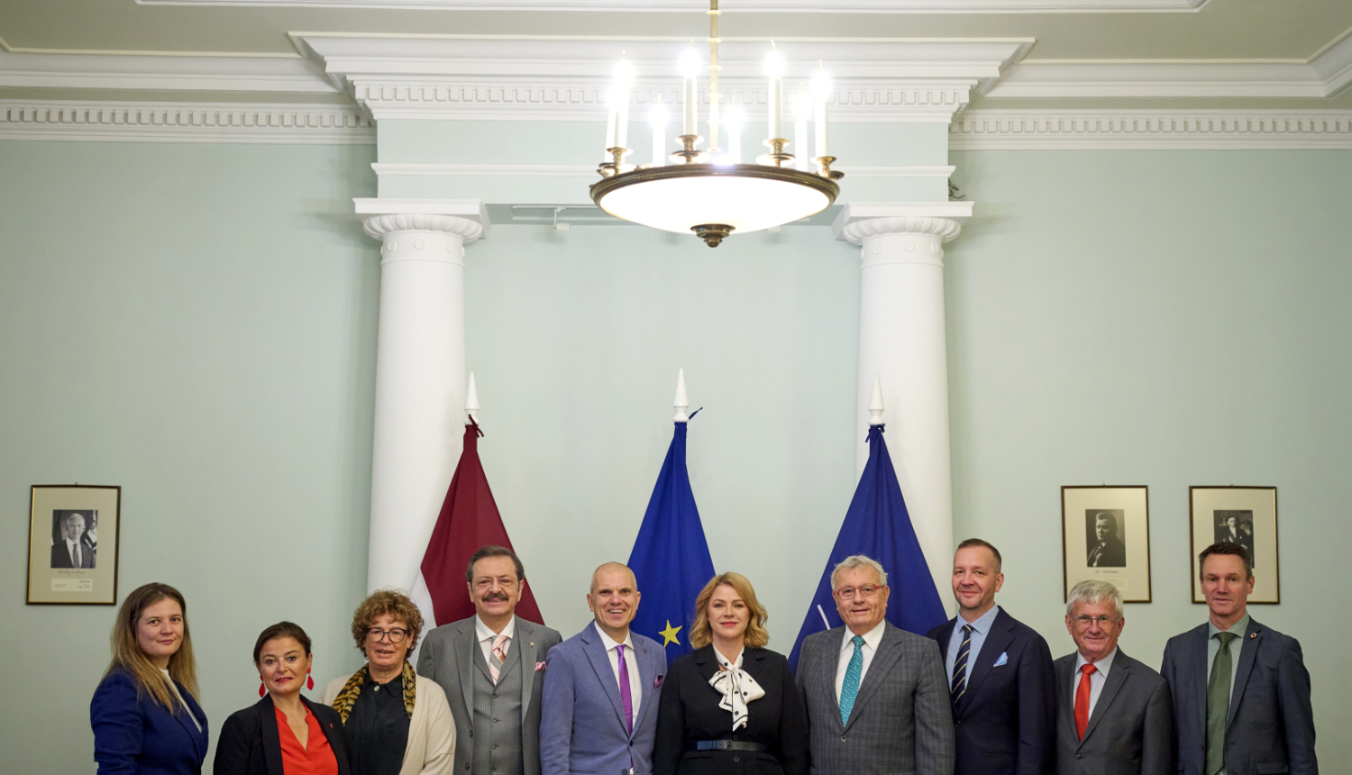 Ministru prezidente Evika Siliņa tiekas ar Latvijas Tirdzniecības un rūpniecības kameras un Eiropas Tirdzniecības un rūpniecības kameru asociācijas (Eurochambres) Prezidentūras pārstāvjiem