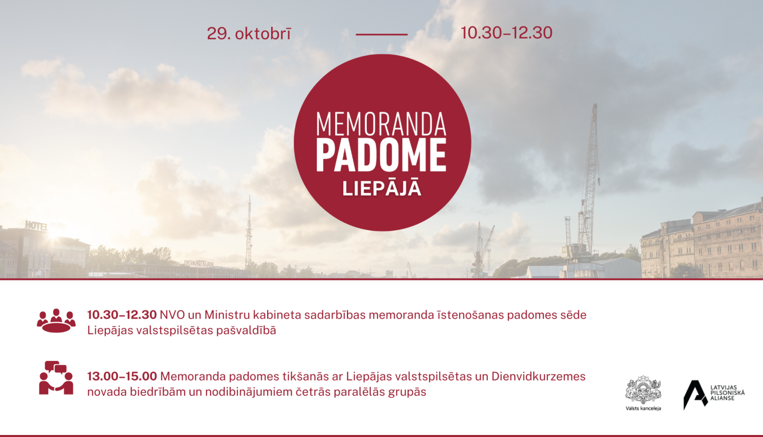 Memoranda padomes sēde Liepājā