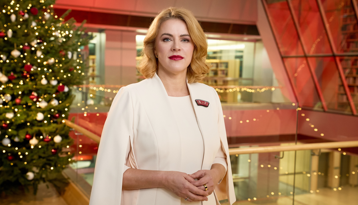 Foto Latvijas Republikas Ministru prezidentes Evikas Siliņas uzruna gadumijā