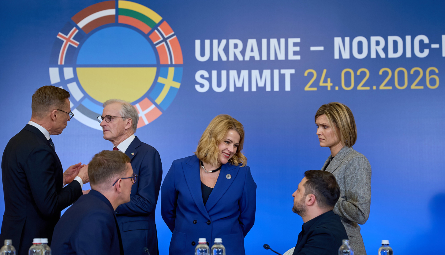 Ministru prezidente Evika Siliņa darba vizītē Kijivā 2026. gada 24. februārī