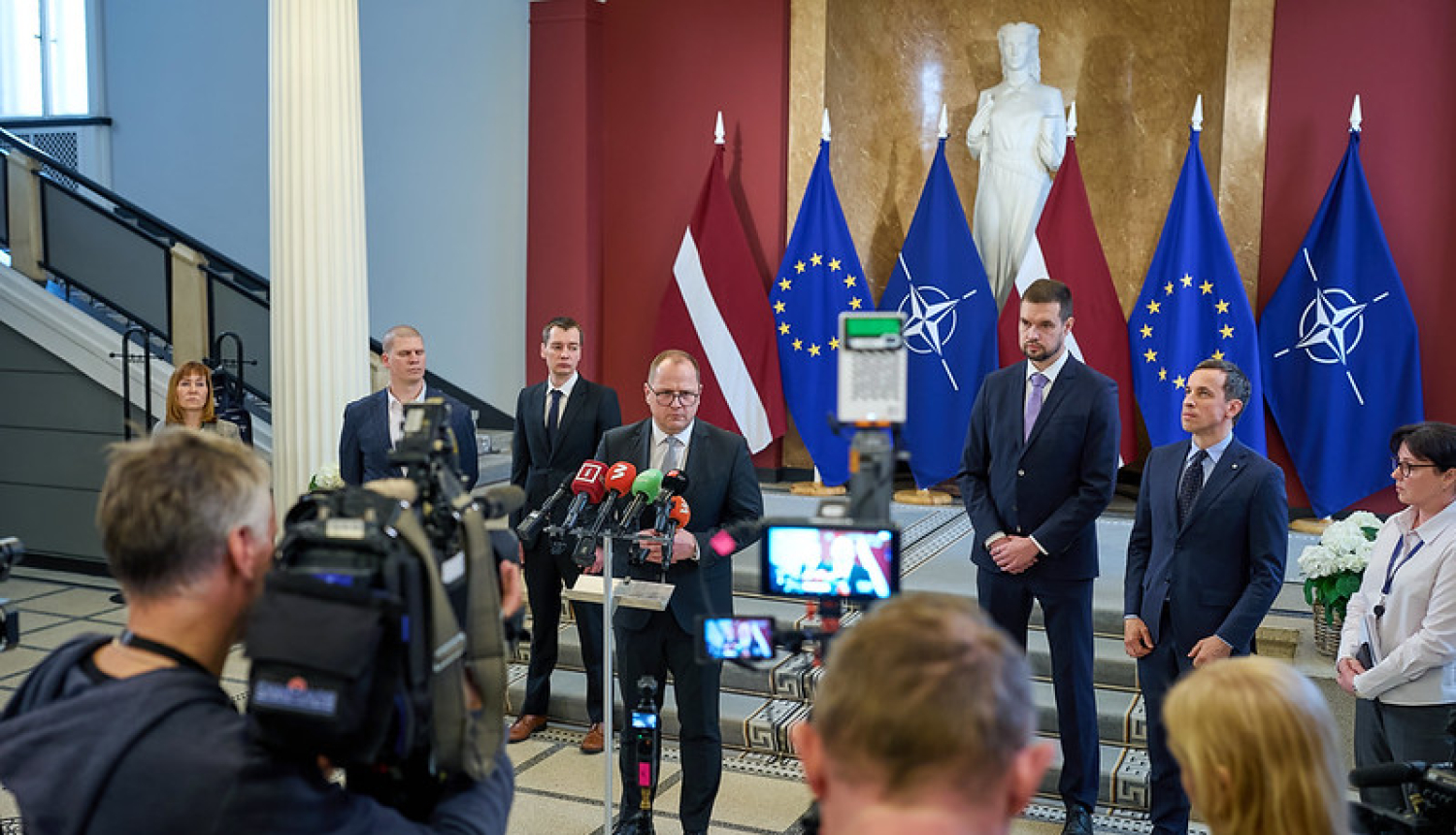 Preses paziņojums pēc Krīzes vadības sēdes