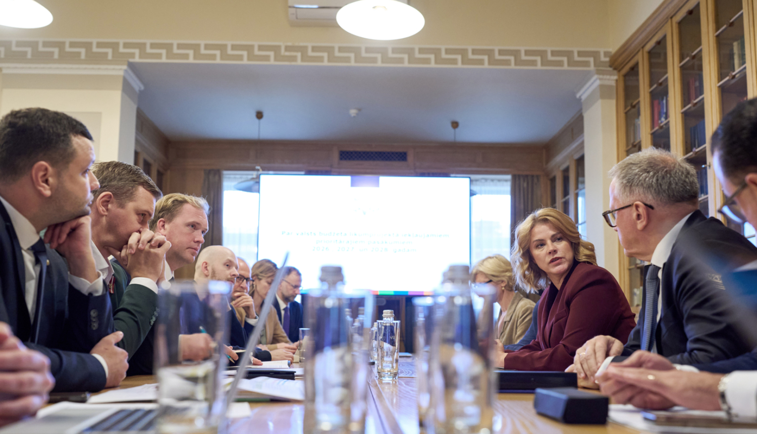 Ministru prezidente Evika Siliņa vada Sadarbības sanāksmi