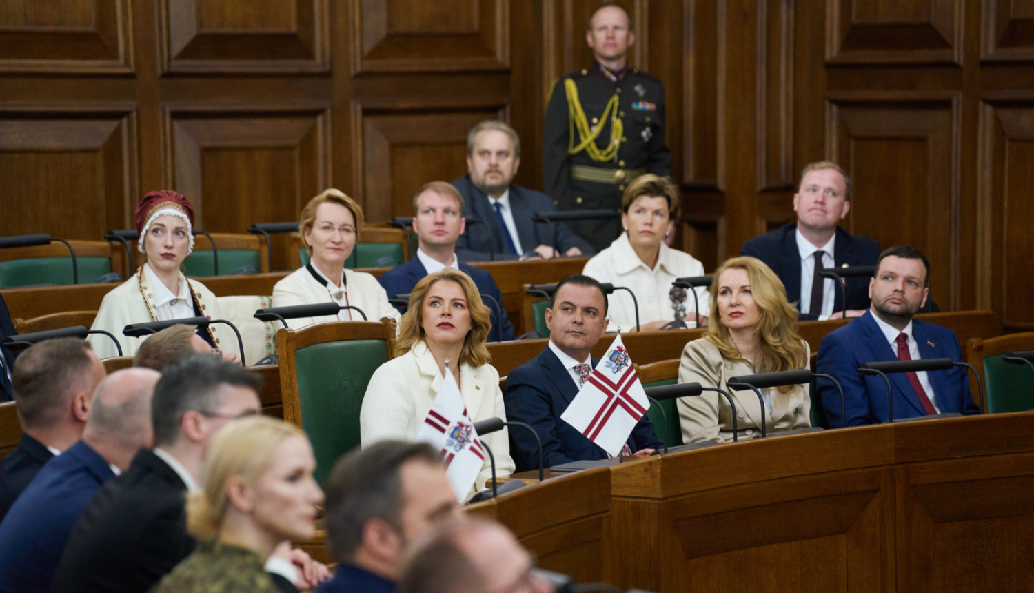 Evika Siliņa Saeimas svinīgajā sēdē