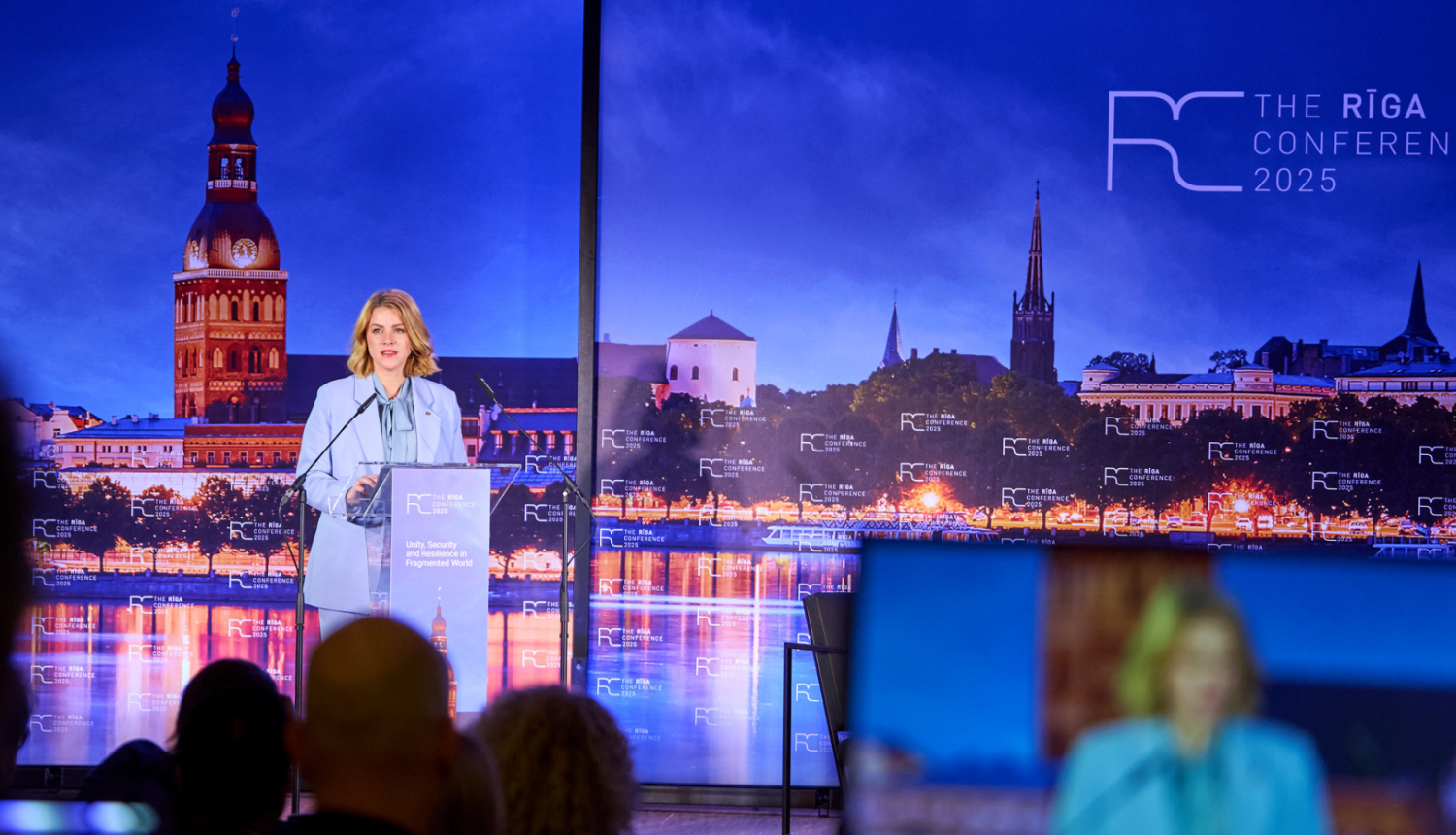 Ministru prezidente Evika Siliņa atklāj Rīgas konferenci 2025