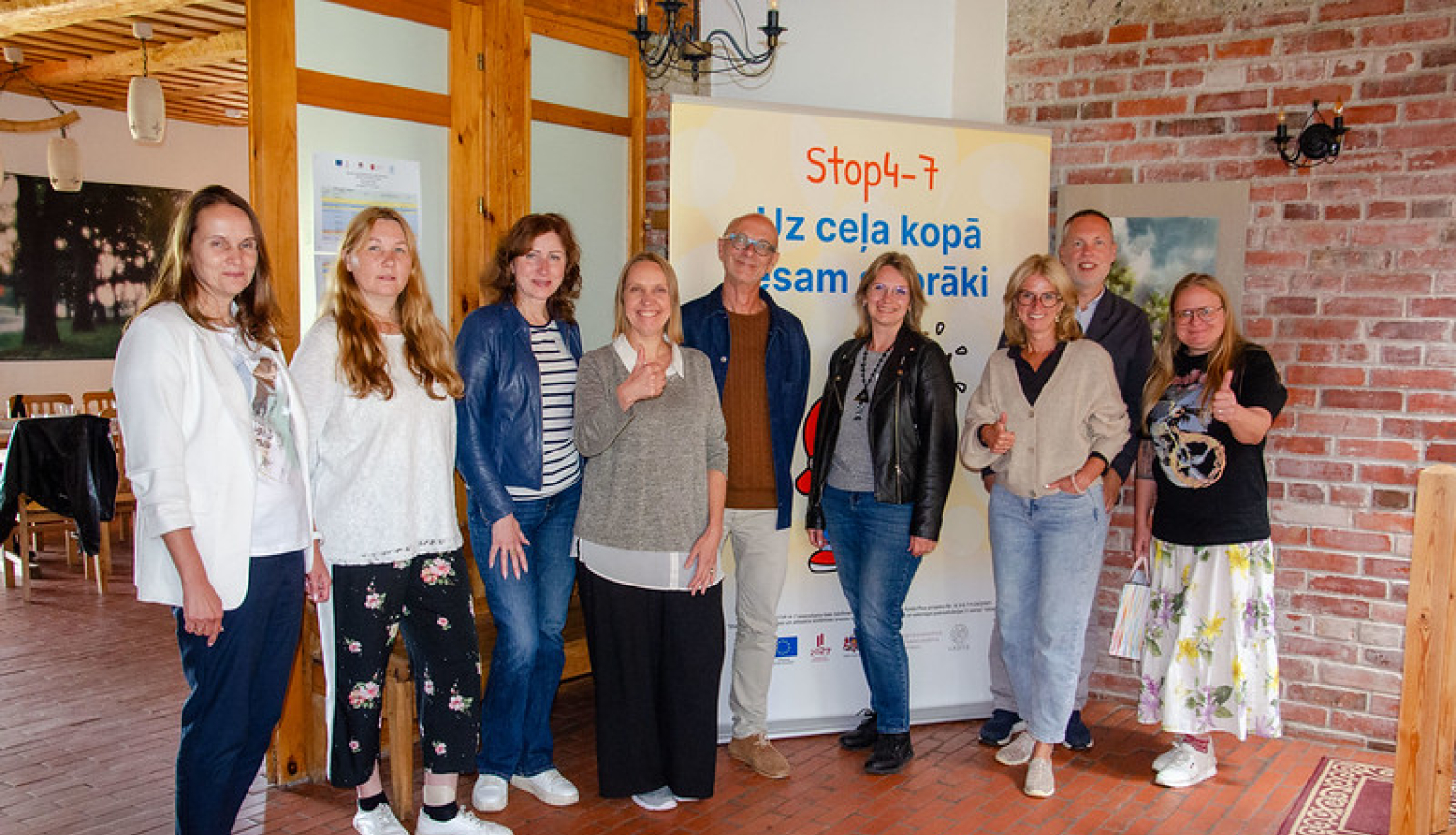 Programmas Stop 4-7 Vasaras skolas dalībnieki