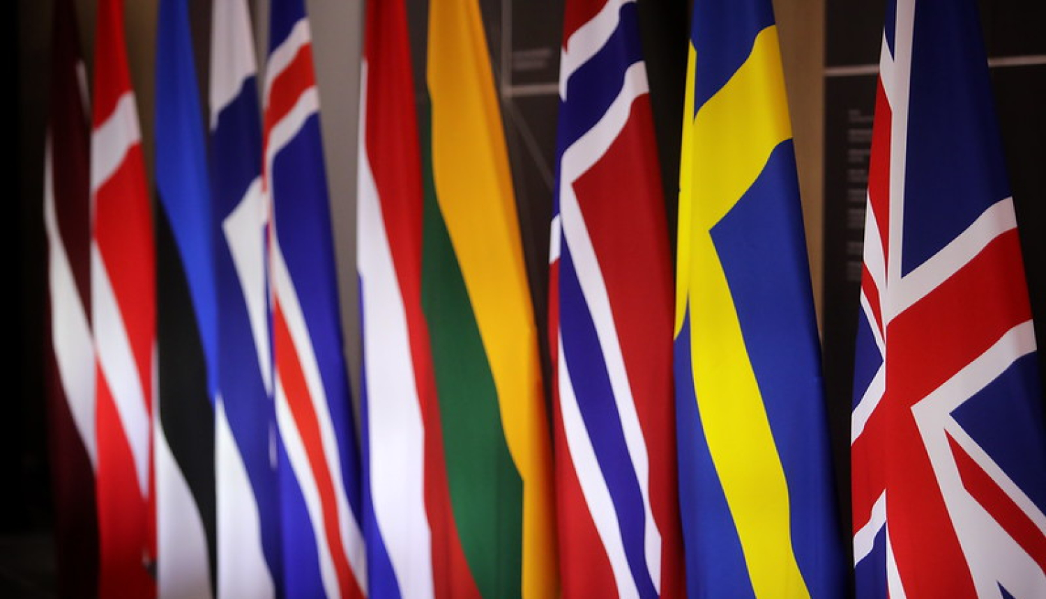 Apvienoto reaģēšanas spēku (JEF) dalībvalstu karogi